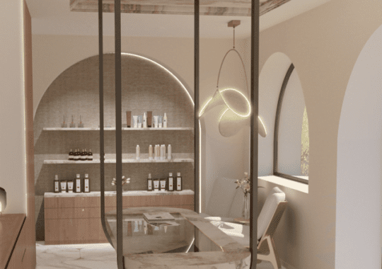 Renovation of a space for the creation of a spa in a hotel